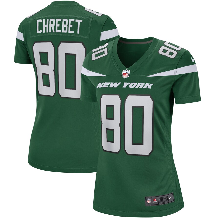 Women's New York Jets Wayne Chrebet Nike Gotham Green Game Retired Player Jersey - ujerseystore