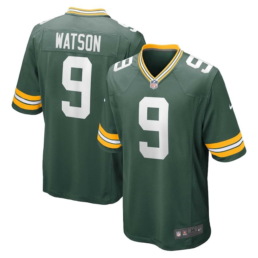 Men's Green Bay Packers Christian Watson Nike Green Game Jersey - ujerseystore