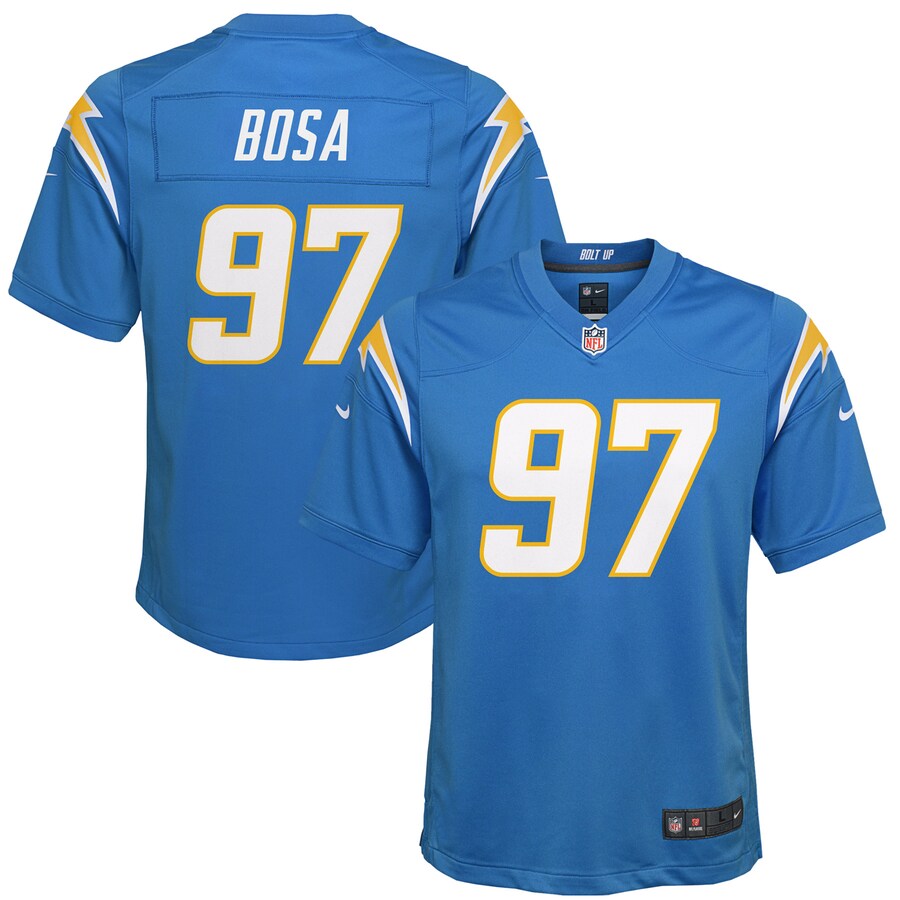 Youth Los Angeles Chargers Joey Bosa Nike Powder Blue Game Jersey - ujerseystore