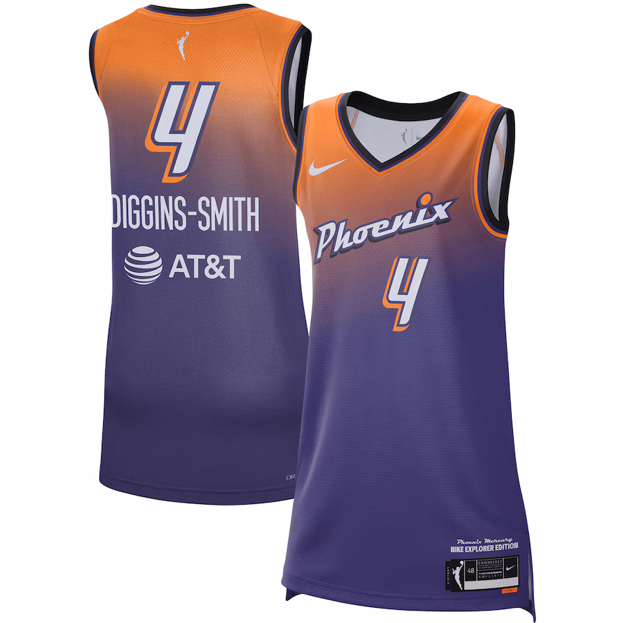 Women's Phoenix Mercury Skylar Diggins-Smith Nike Purple 2021 Explorer Edition Victory Player Jersey - ujerseystore