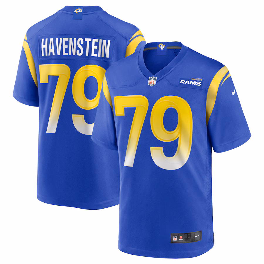Men's Los Angeles Rams Rob Havenstein Nike Royal Game Jersey - ujerseystore