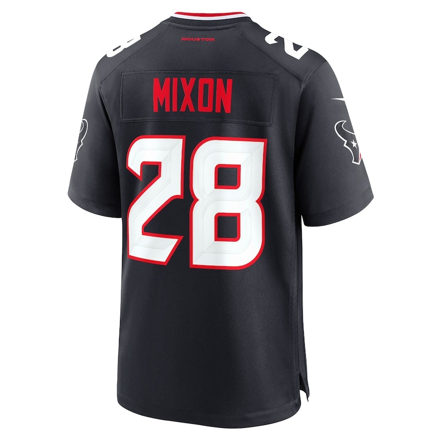 Men's Houston Texans Joe Mixon Nike Navy Game Jersey - ujerseystore
