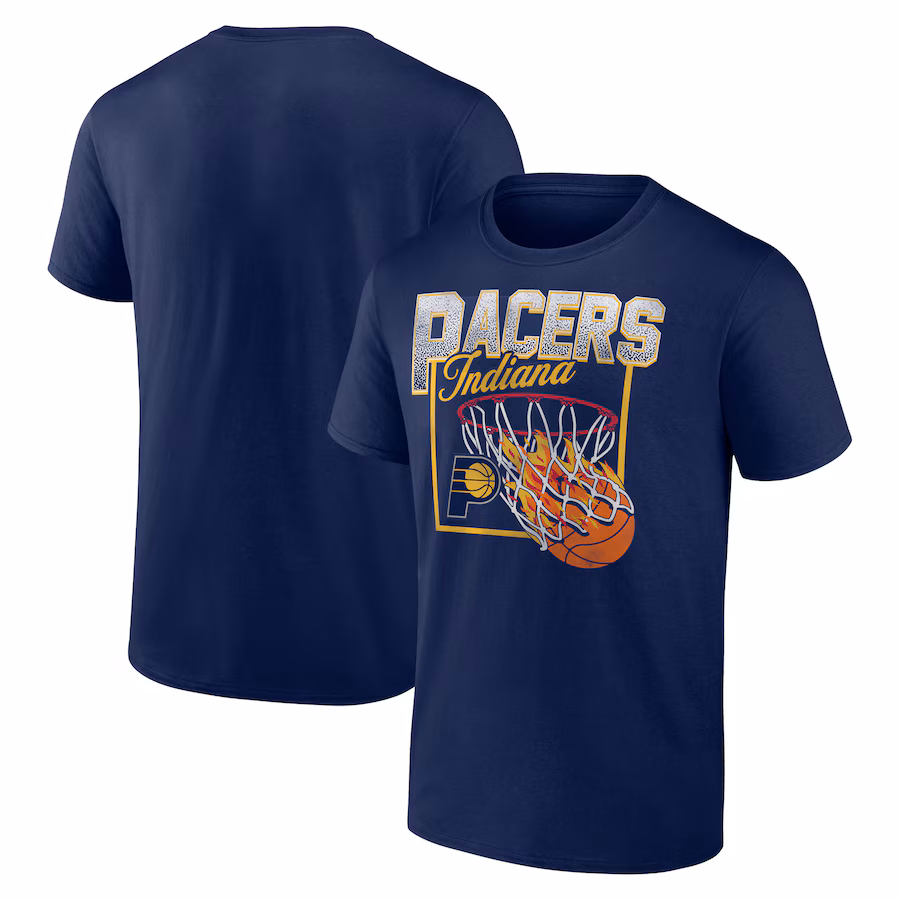 Men's Indiana Pacers Navy Alley Oop T-Shirt - ujerseystore