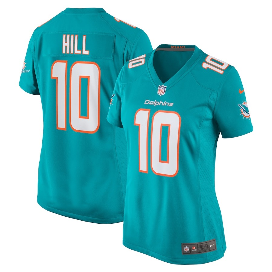 Women's Miami Dolphins Tyreek Hill Nike Aqua Player Jersey - ujerseystore
