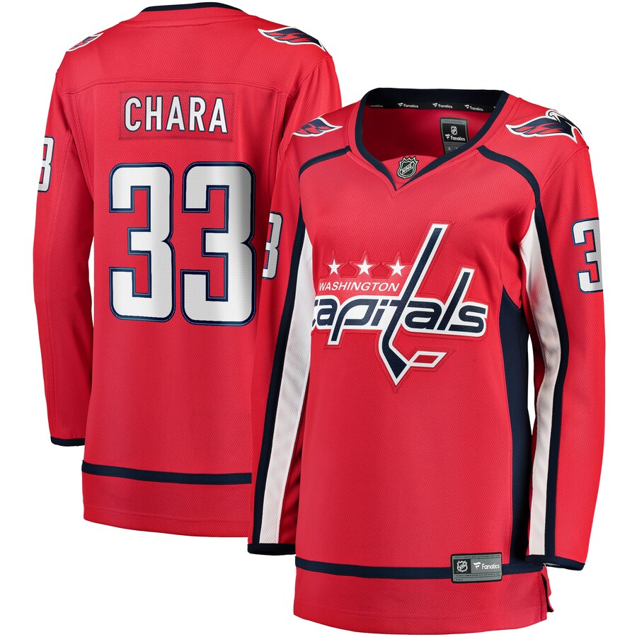 Women's Washington Capitals Zdeno Chara Fanatics Branded Red Home Breakaway Player Jersey - ujerseystore