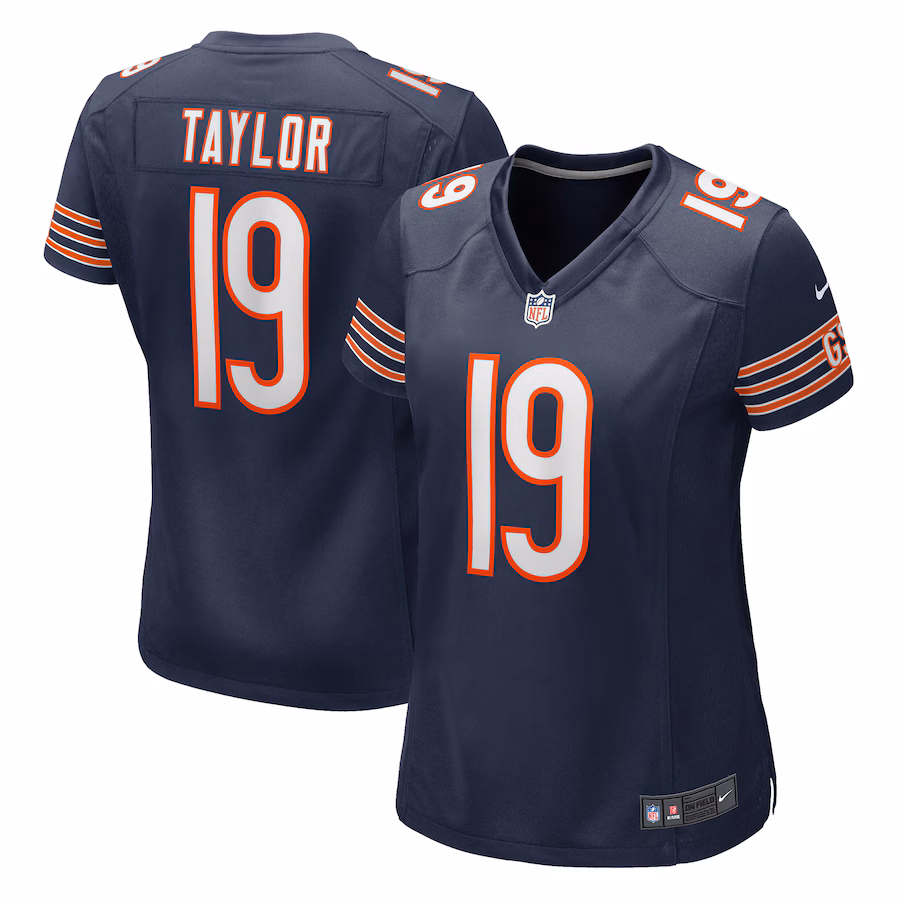 Women's Chicago Bears Tory Taylor Nike Navy Game Jersey - ujerseystore