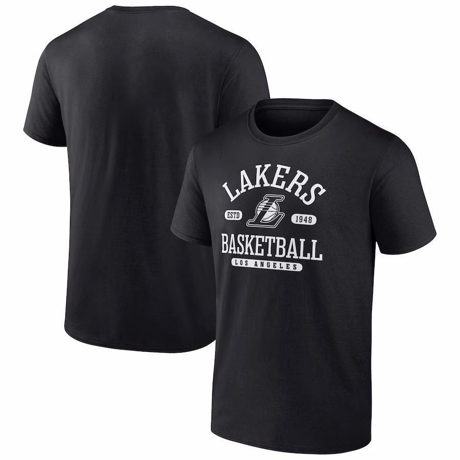 Men's Los Angeles Lakers  Black Danger Zone T-Shirt - ujerseystore