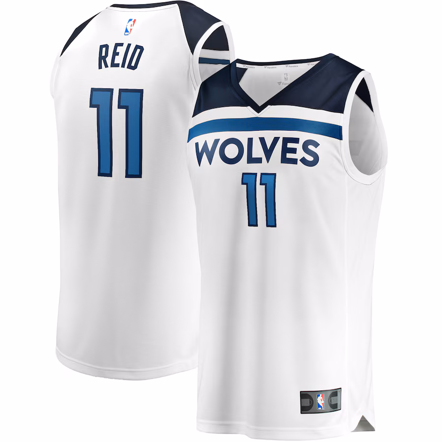 Youth Minnesota Timberwolves Naz Reid Fanatics White Fast Break Replica Player Jersey - Association Edition - ujerseystore