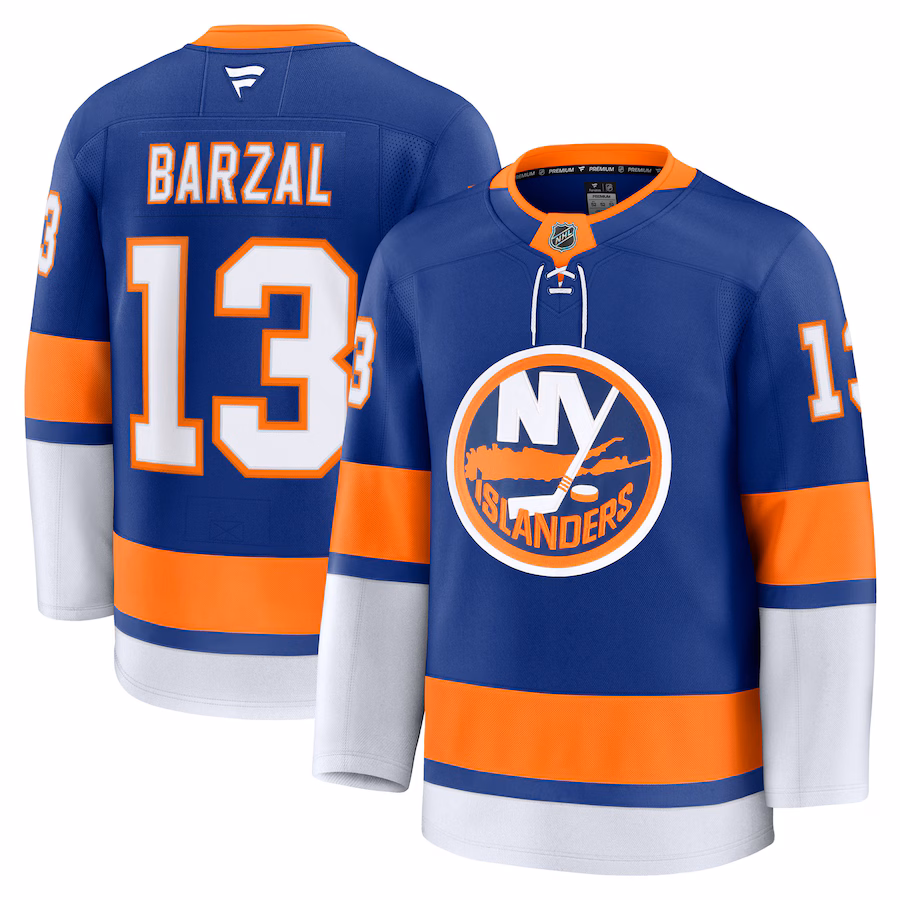 Men's New York Islanders Mathew Barzal Fanatics Royal Home Premium Jersey - ujerseystore