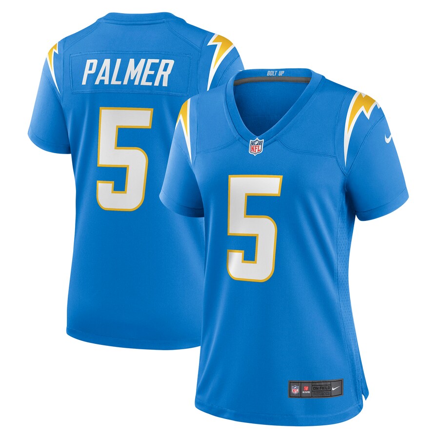Women's Los Angeles Chargers Joshua Palmer Nike Powder Blue Game Player Jersey - ujerseystore