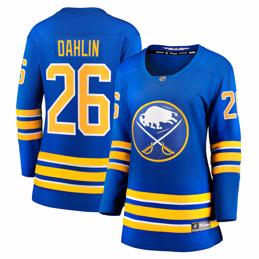 Women's Buffalo Sabres Rasmus Dahlin Fanatics Royal Home Breakaway Jersey - ujerseystore