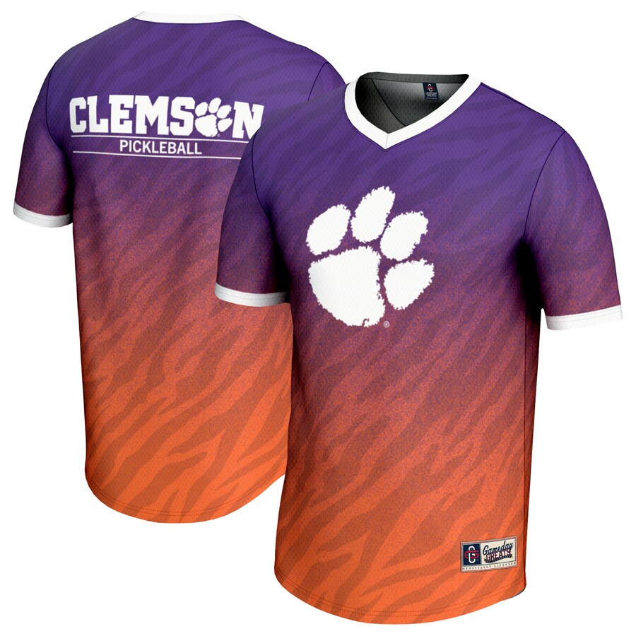 Clemson Tigers GameDay Greats Unisex Lightweight Pickleball Jersey - Purple - ujerseystore
