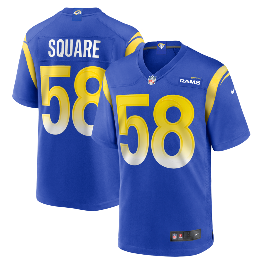 Men's Los Angeles Rams DeAndre Square Nike Royal  Game Jersey - ujerseystore