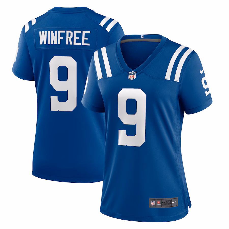 Women's Indianapolis Colts Juwann Winfree Nike  Royal Team Game Jersey - ujerseystore