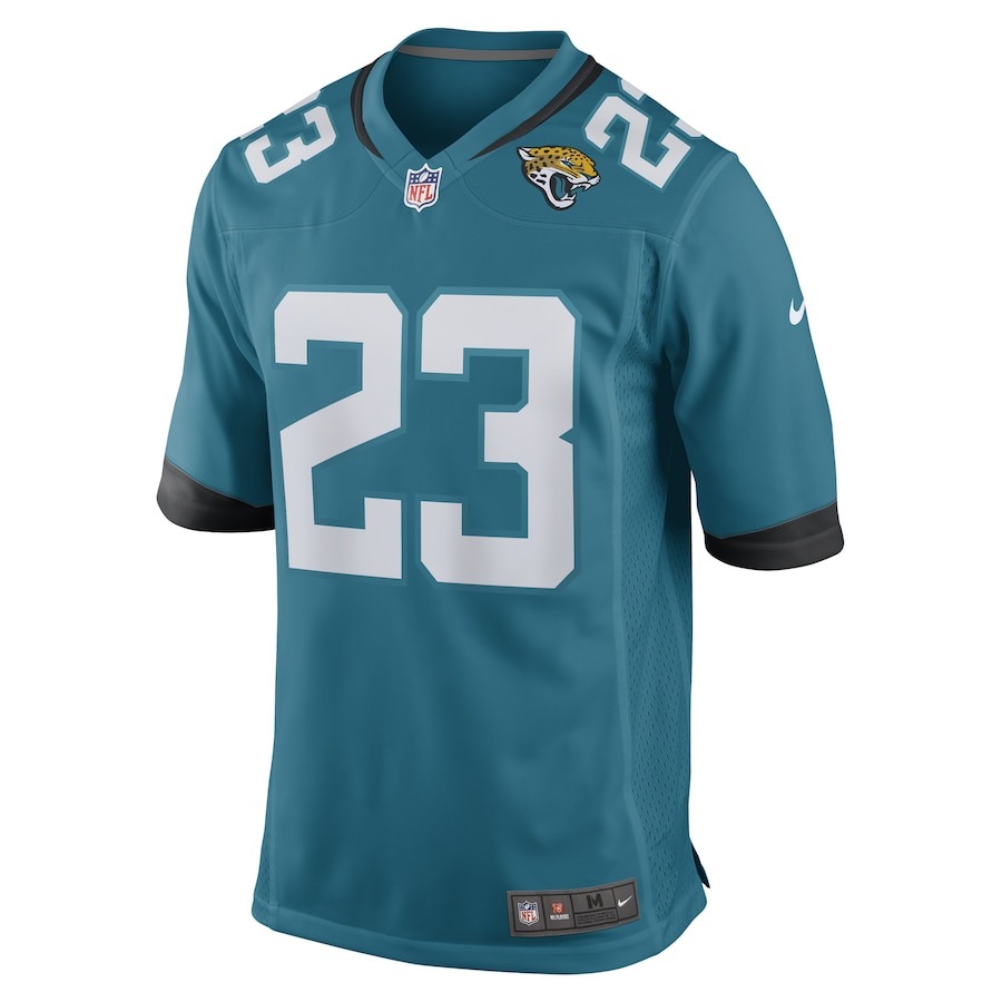 Men's Jacksonville Jaguars Foyesade Oluokun Nike Teal Game Player Jersey - ujerseystore