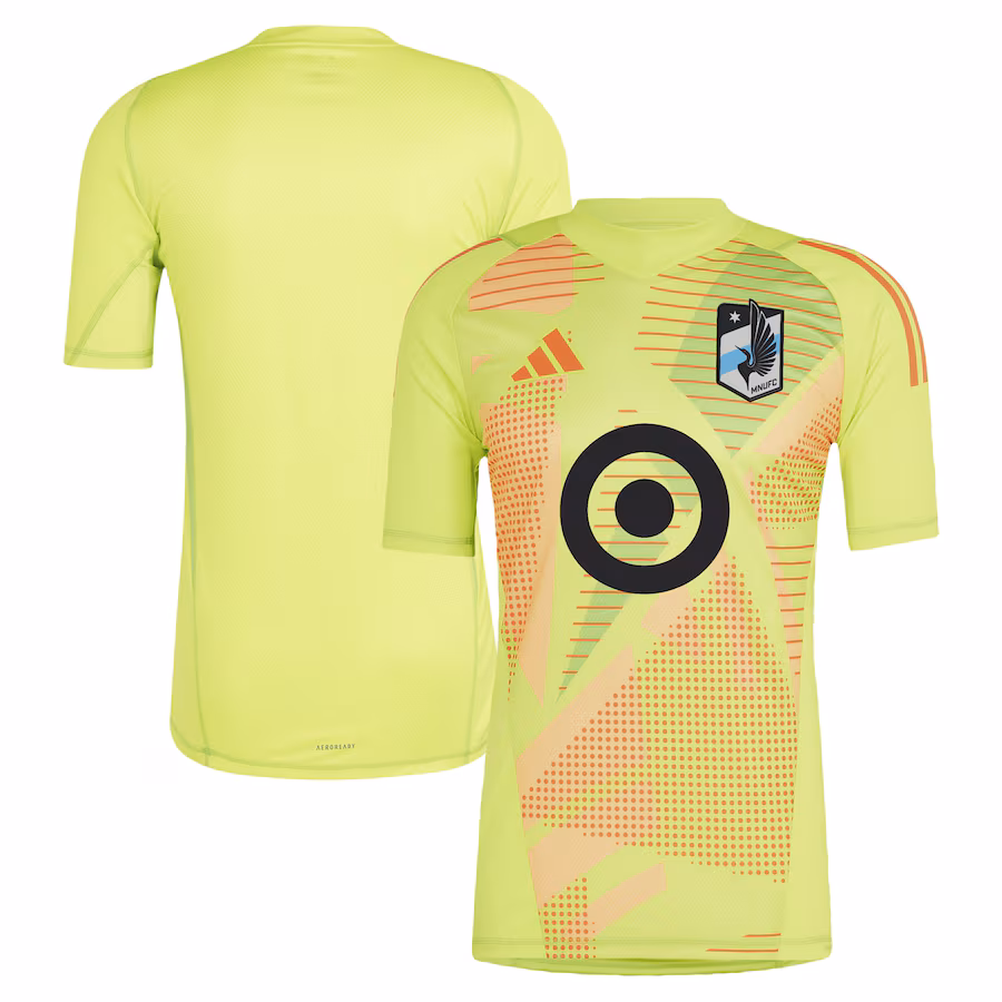 Men's Minnesota United FC adidas Yellow 2024 Goalkeeper Jersey - ujerseystore