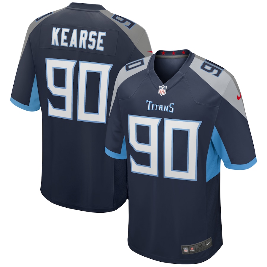 Men's Tennessee Titans Jevon Kearse Nike Navy Game Retired Player Jersey - ujerseystore