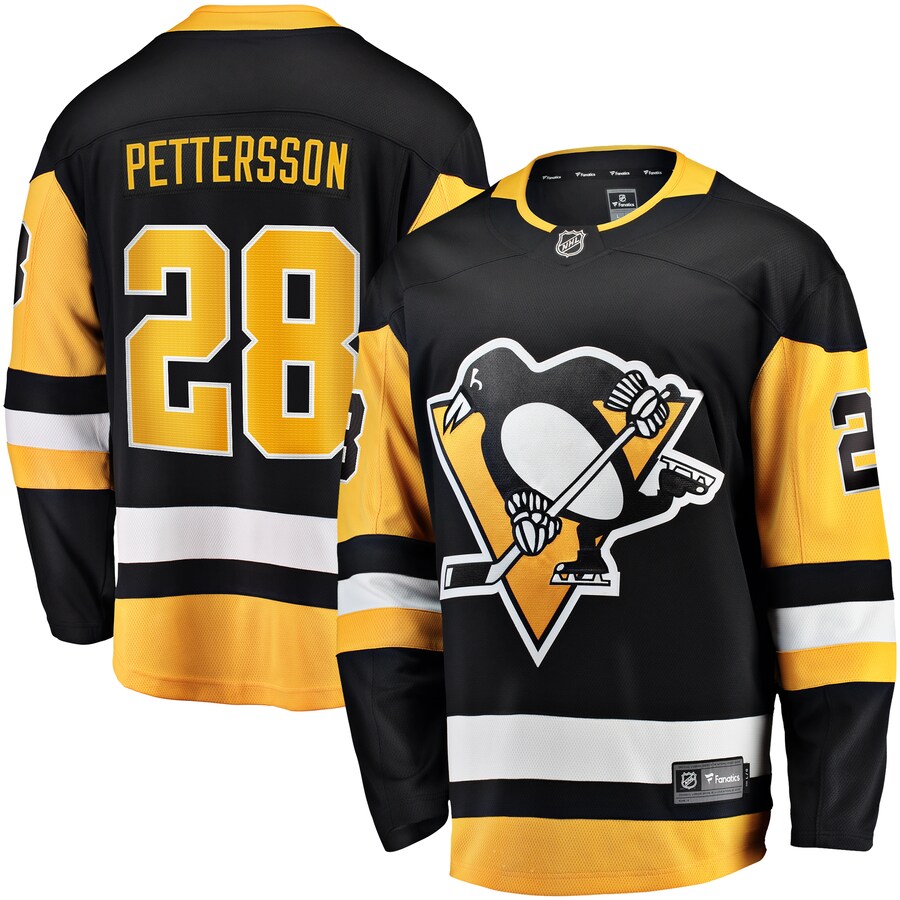 Marcus Pettersson Pittsburgh Penguins Fanatics Branded Home Breakaway Player Jersey - Black - ujerseystore