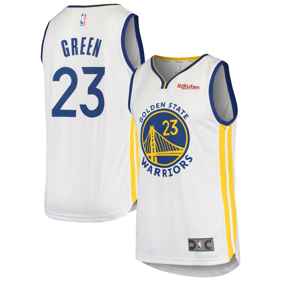 Men's Golden State Warriors Draymond Green Fanatics White Fast Break Player Jersey - Association Edition - ujerseystore