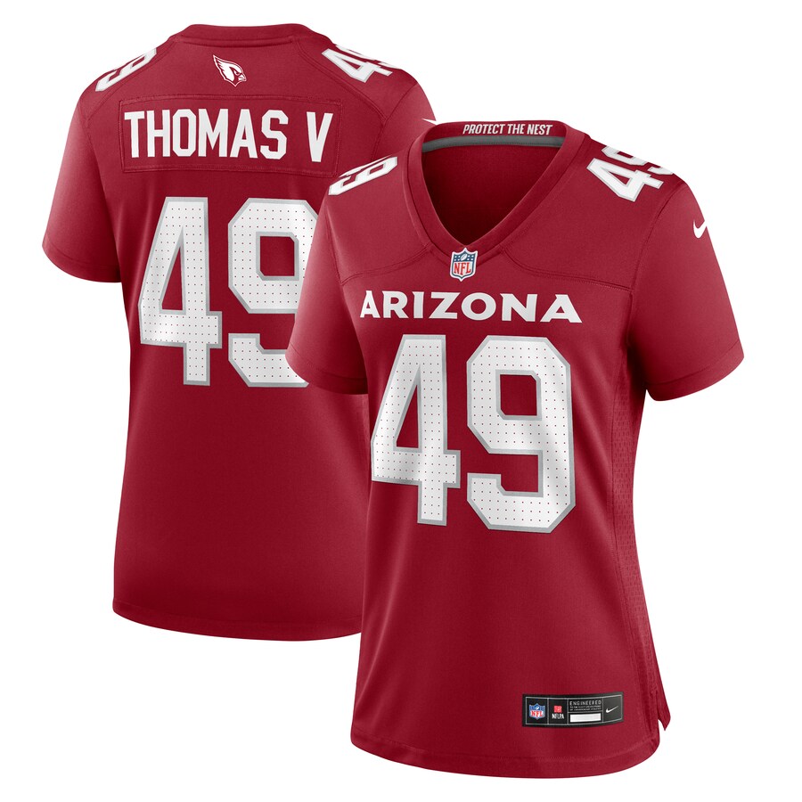 Women's Arizona Cardinals Starling Thomas V Nike  Cardinal Team Game Jersey - ujerseystore