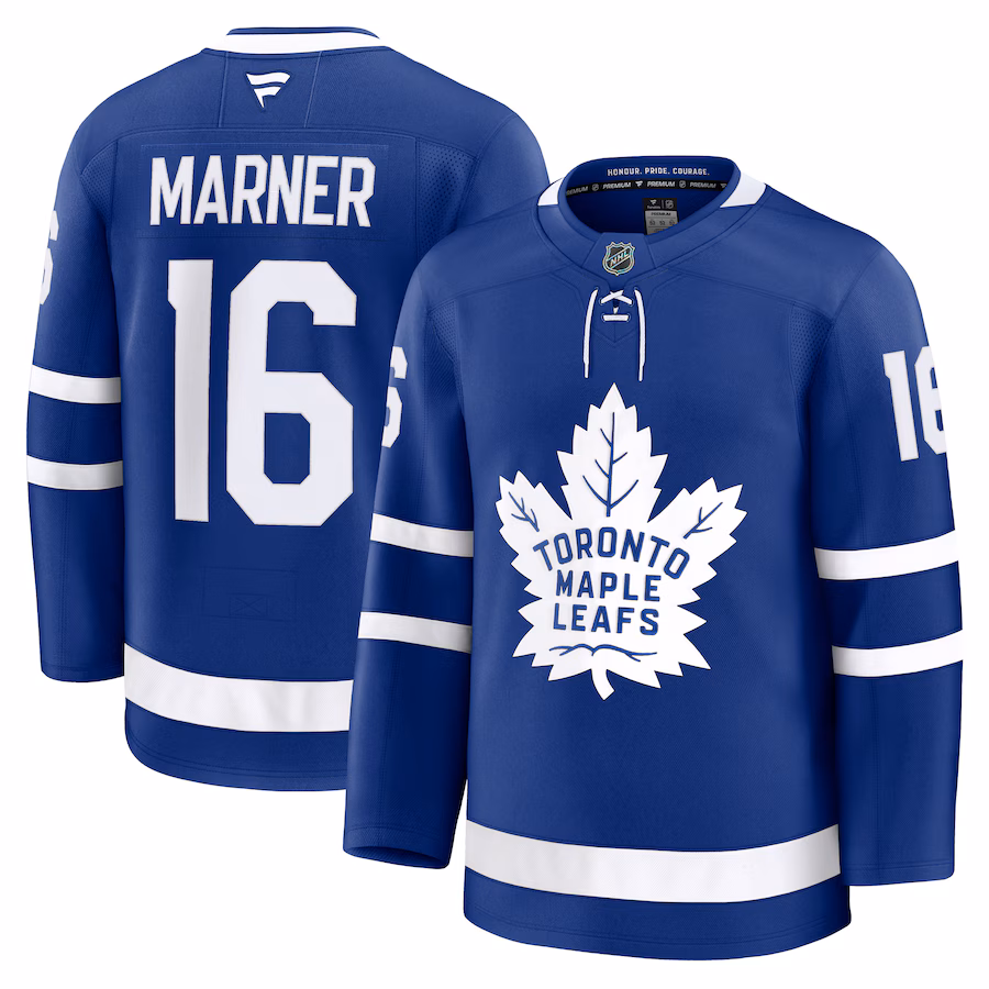 Men's Toronto Maple Leafs Mitch Marner Fanatics Blue Home Premium Jersey - ujerseystore