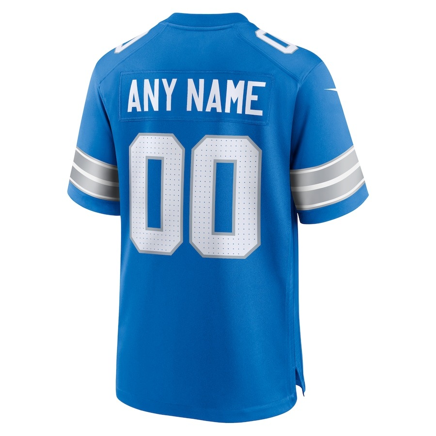 Men's Detroit Lions  Nike Blue Custom Game Jersey - ujerseystore