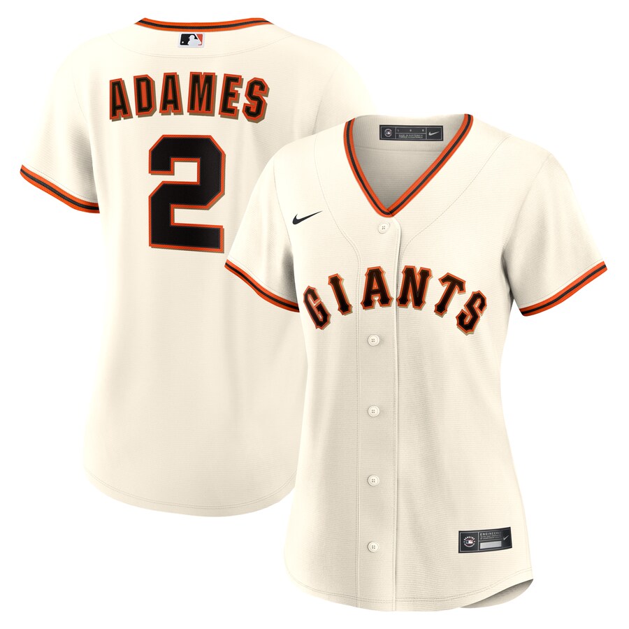 Women's San Francisco Giants Willy Adames Nike Cream Home Replica Jersey - ujerseystore