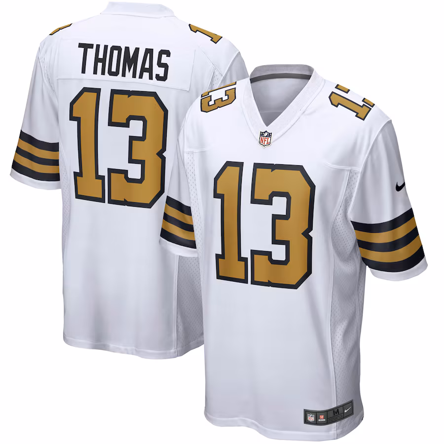 Men's New Orleans Saints Michael Thomas Nike White Alternate Game Jersey - ujerseystore