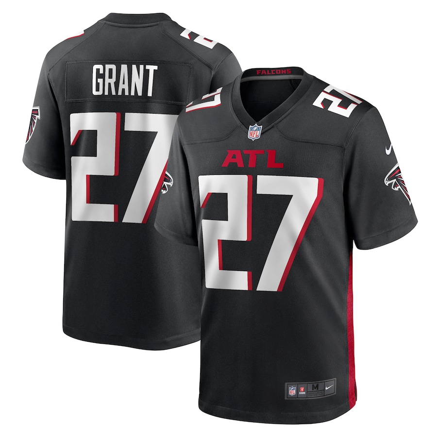 Men's Atlanta Falcons Richie Grant Nike Black Game Jersey - ujerseystore