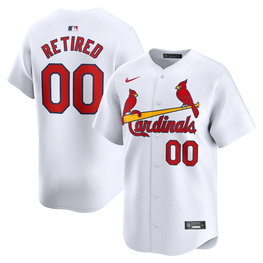 Men's St. Louis Cardinals Nike White Home Limited Pick-A-Player Retired Roster Jersey - ujerseystore