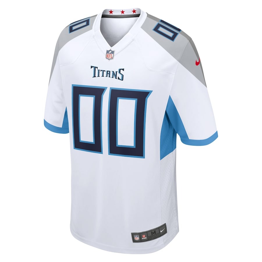 Men's Tennessee Titans Nike White Custom Game Jersey - ujerseystore