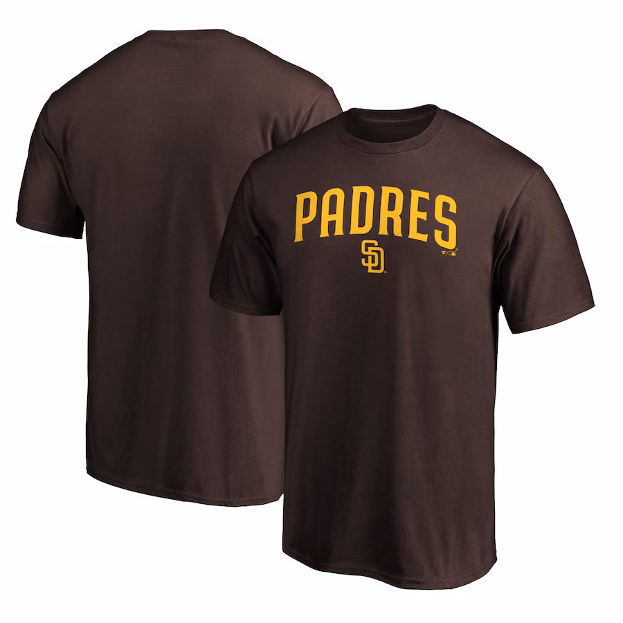 Men's San Diego Padres Brown Series Sweep T-Shirt - ujerseystore