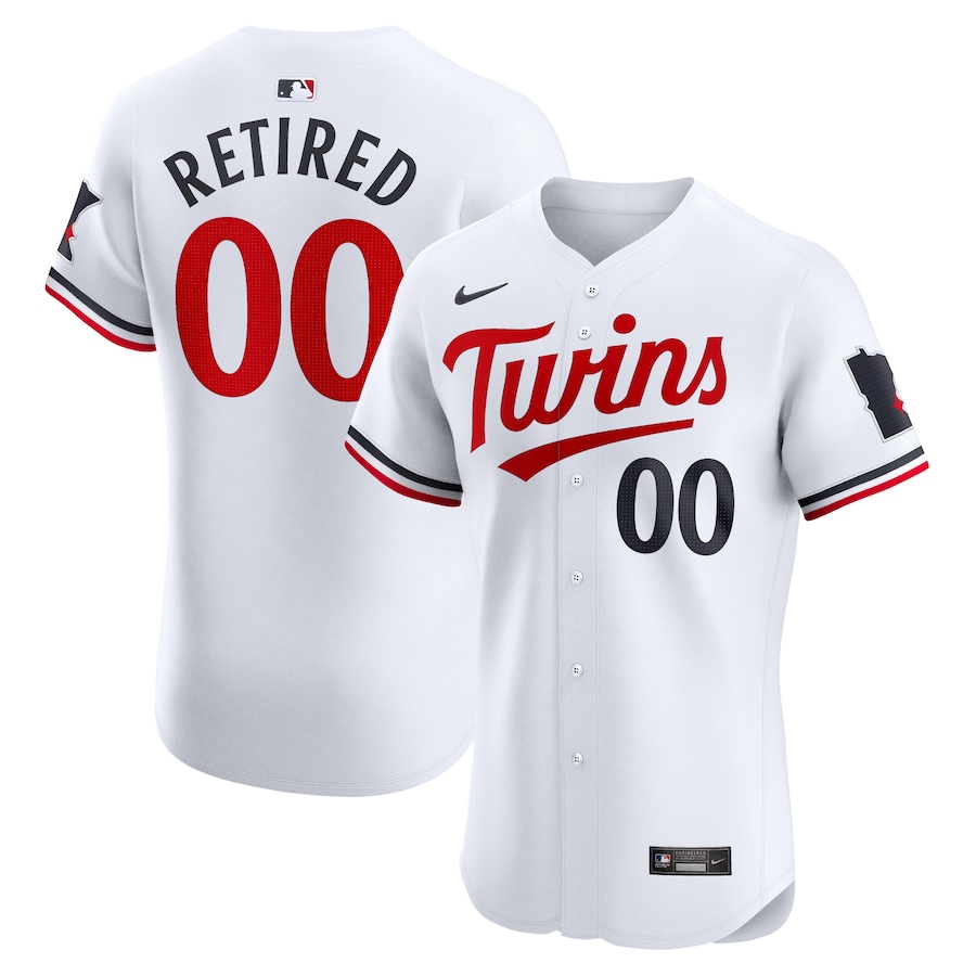 Men's Minnesota Twins Nike White Home Elite Pick-A-Player Retired Roster Jersey - ujerseystore