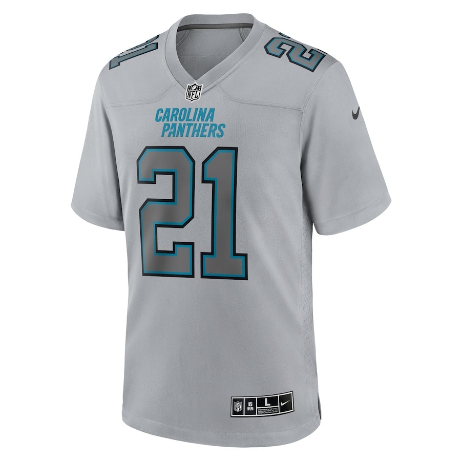 Men's Carolina Panthers Jeremy Chinn Nike Gray Atmosphere Fashion Game Jersey - ujerseystore