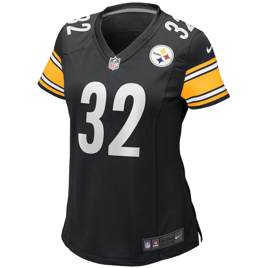 Women's Pittsburgh Steelers Franco Harris Nike Black Game Retired Player Jersey - ujerseystore