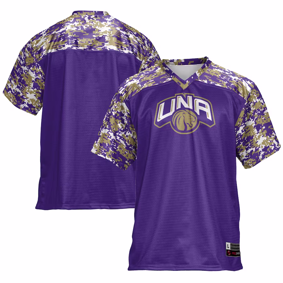 North Alabama Lions GameDay Greats Football Jersey - Purple - ujerseystore