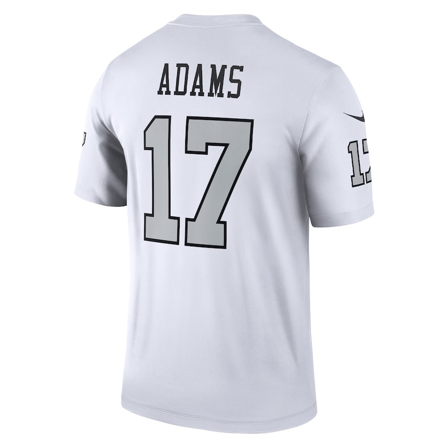 Men's Las Vegas Raiders Davante Adams Nike White Alternate Legend Jersey - ujerseystore