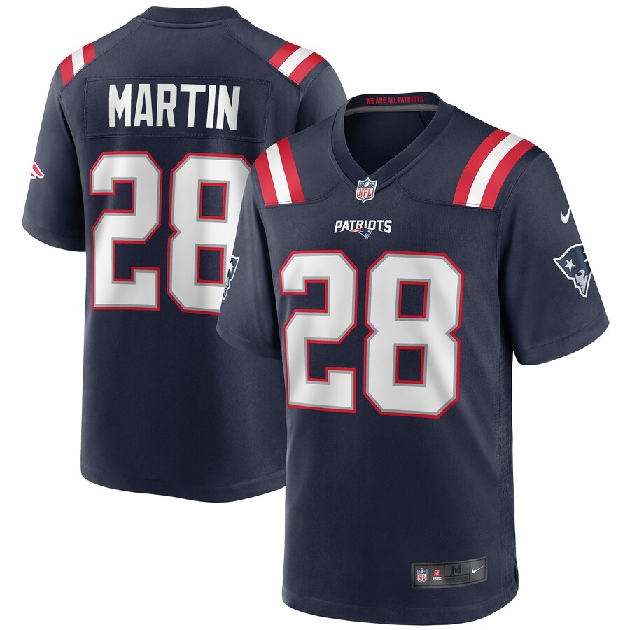 Men's New England Patriots Curtis Martin Nike Navy Game Retired Player Jersey - ujerseystore