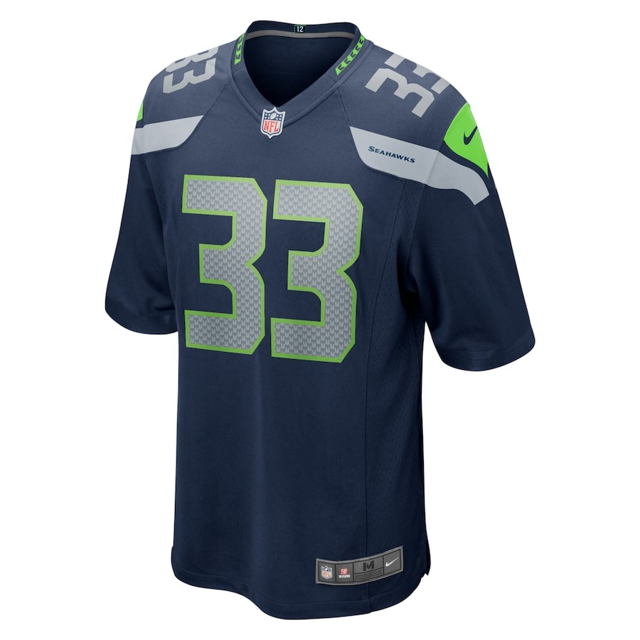 Men's Seattle Seahawks Jamal Adams Nike College Navy Game Team Jersey - ujerseystore