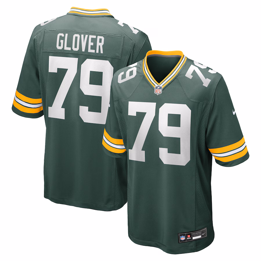 Men's Green Bay Packers Travis Glover Nike Green Game Jersey - ujerseystore