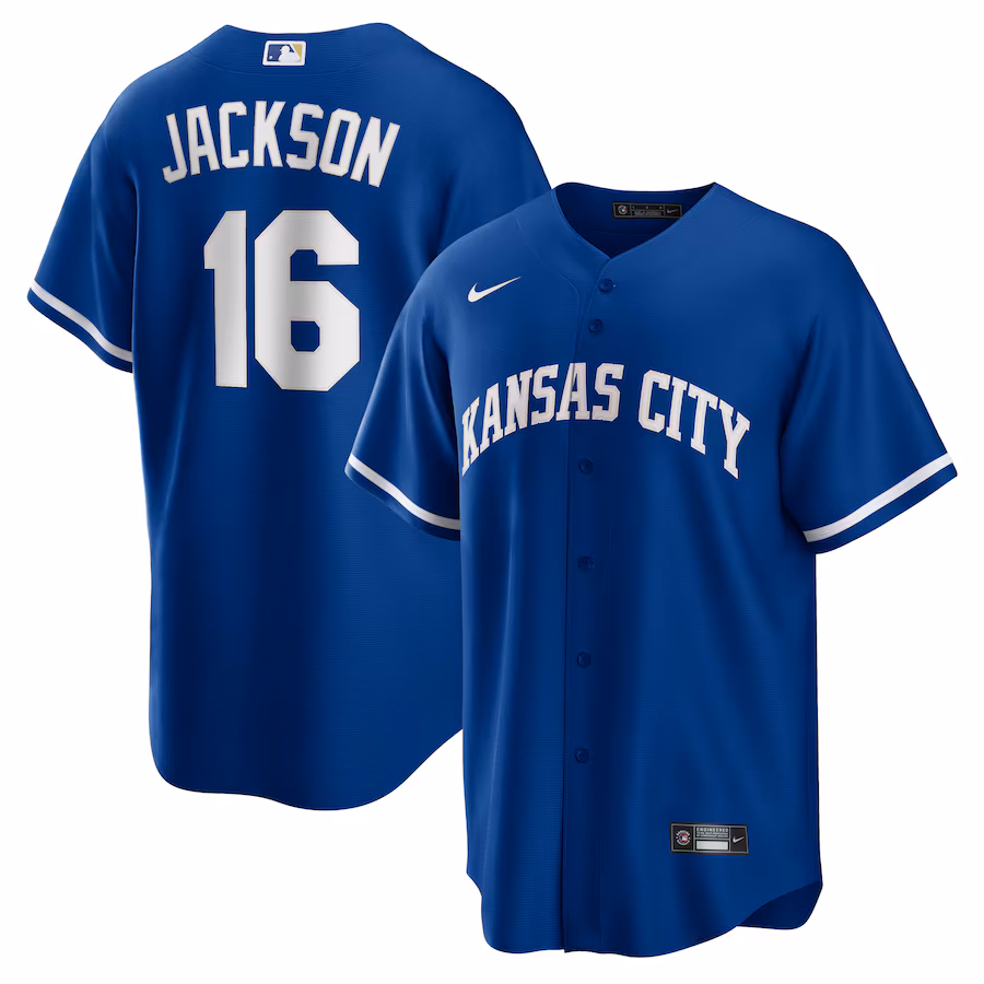 Men's Kansas City Royals Bo Jackson Nike Royal Alternate Cooperstown Collection Replica Player Jersey - ujerseystore