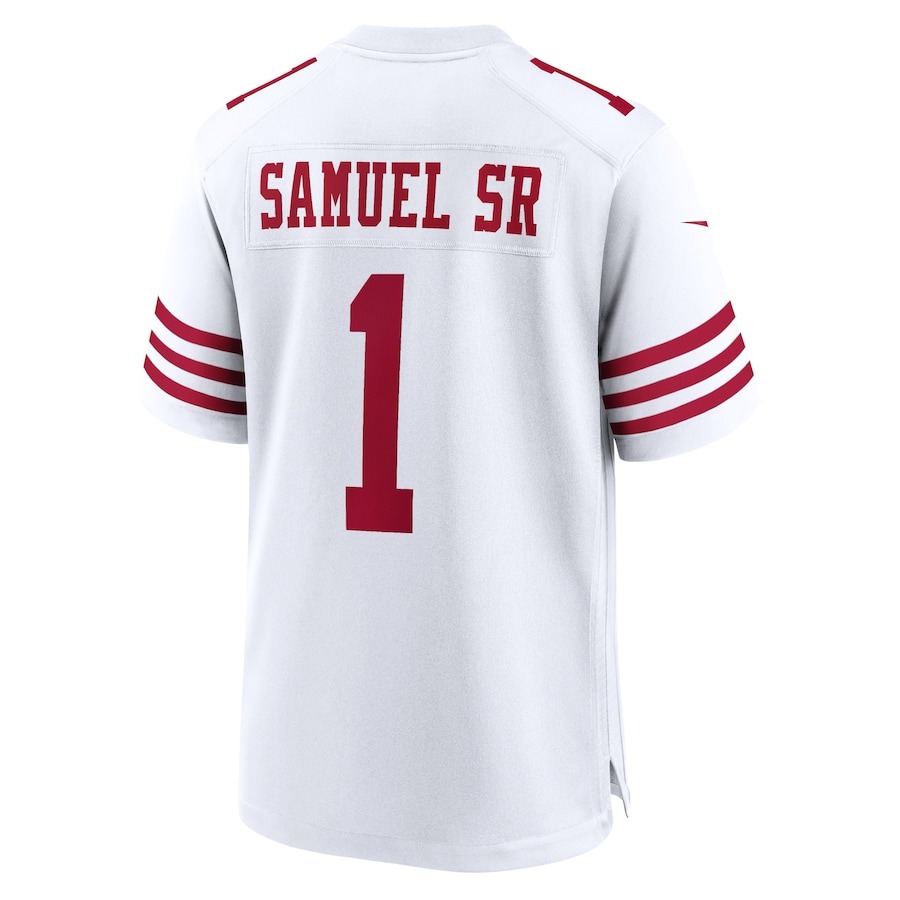 Men's San Francisco 49ers Deebo Samuel Sr Nike White Men's Nike Game Jersey - ujerseystore
