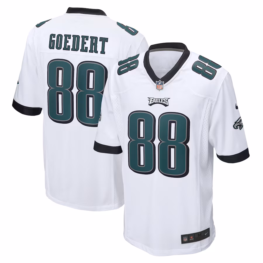 Men's Philadelphia Eagles Dallas Goedert Nike White Game Player Jersey - ujerseystore