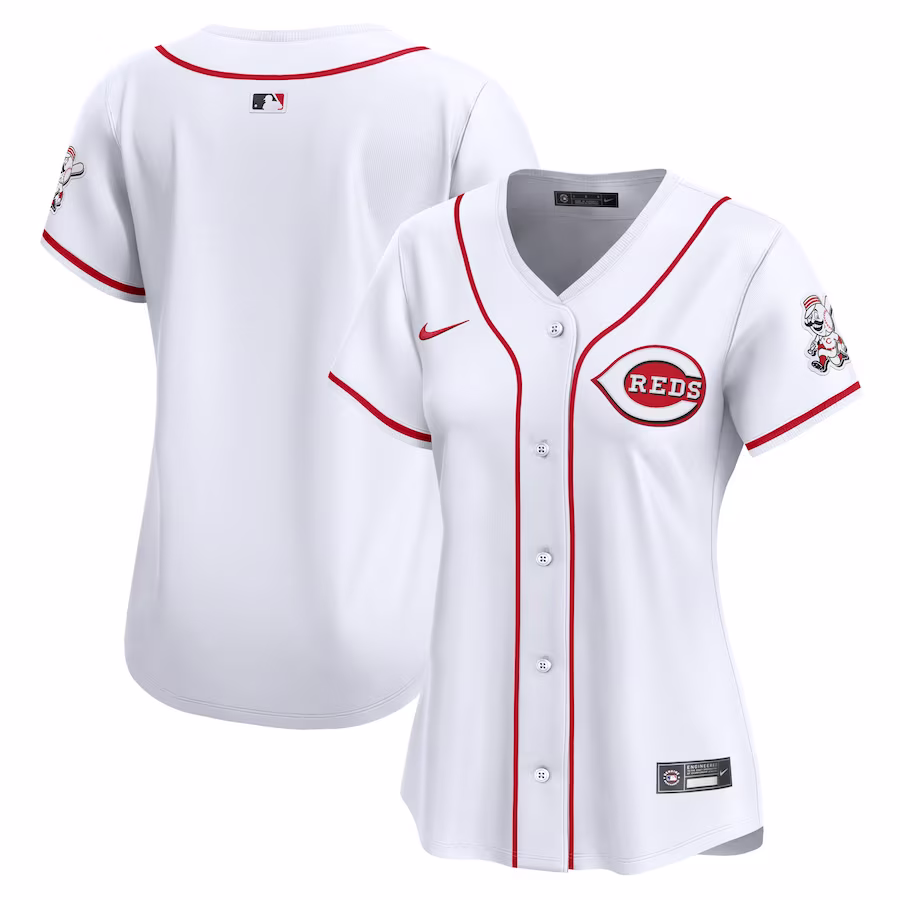 Women's Cincinnati Reds Nike White Home Limited Jersey - ujerseystore