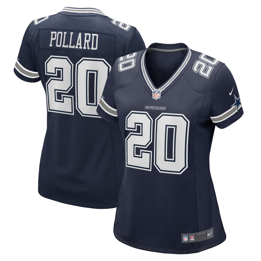 Women's Dallas Cowboys Tony Pollard Nike Navy Game Player Jersey - ujerseystore