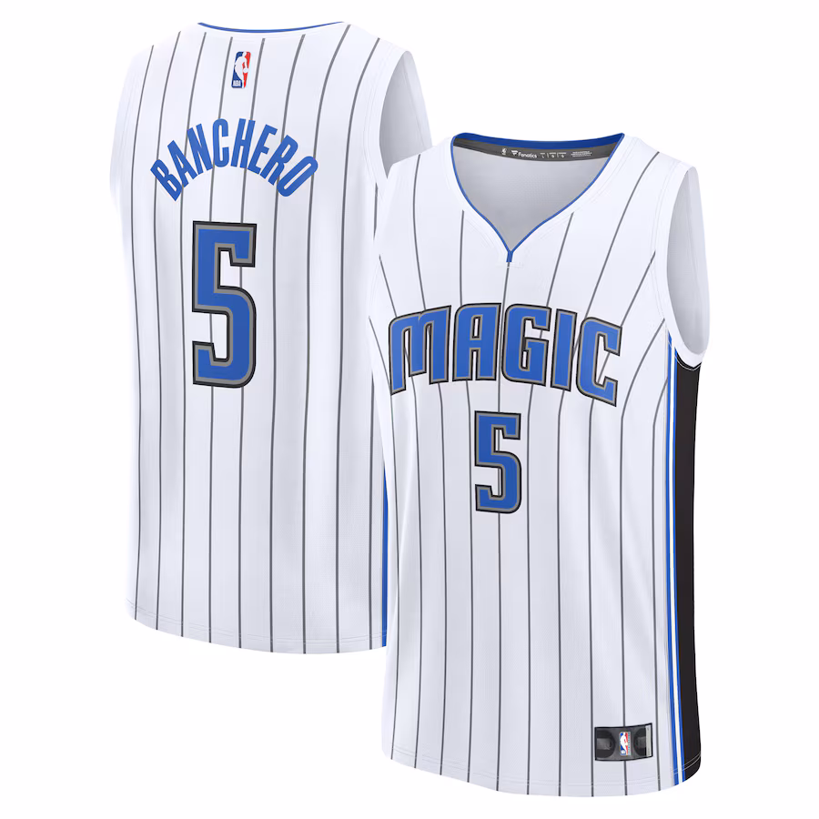 Youth Orlando Magic Paolo Banchero Fanatics White Fast Break Replica Player Jersey - Association Edition - ujerseystore