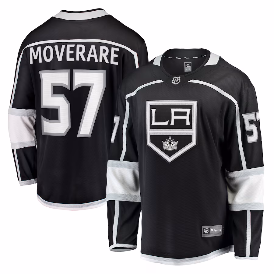 Men's Los Angeles Kings Jacob Moverare Fanatics Black Home Breakaway Player Jersey - ujerseystore