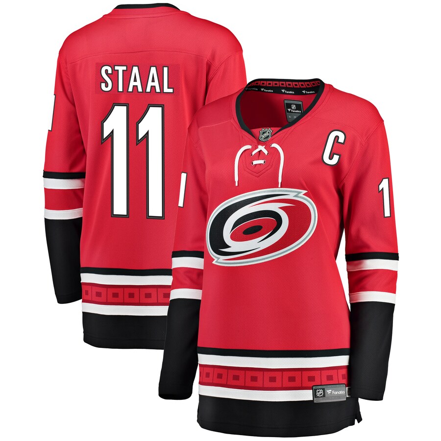Women's Carolina Hurricanes Jordan Staal Fanatics Branded Red Alternate Breakaway Player Jersey - ujerseystore