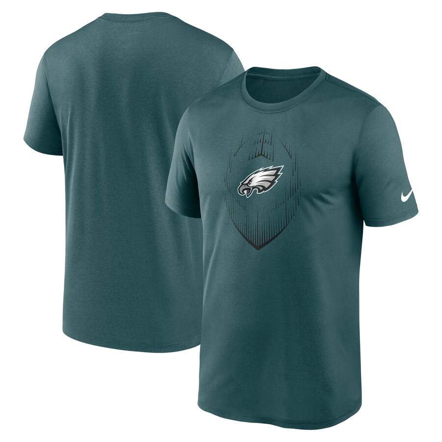 Men's Philadelphia Eagles  Nike Teal Big & Tall Blitz Legend Icon T-Shirt - ujerseystore