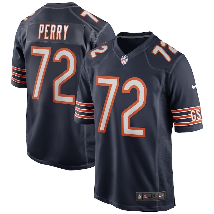 Men's Chicago Bears William Perry Nike Navy Game Retired Player Jersey - ujerseystore